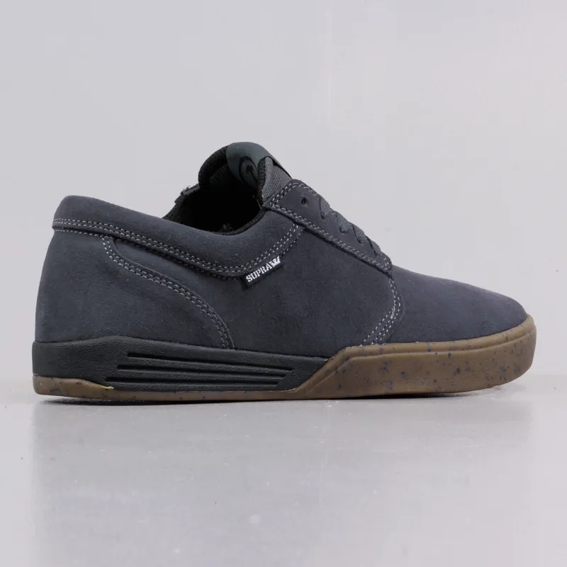 Supra Hammer Shoes Charcoal Grey Gum-5