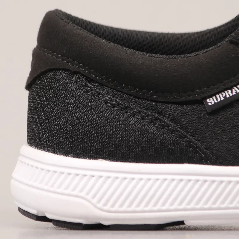 Supra Hammer Run Shoes Black Black White-1