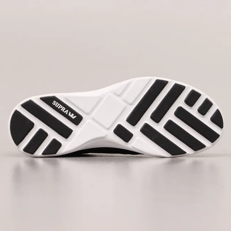 Supra Hammer Run Shoes Black Black White-6