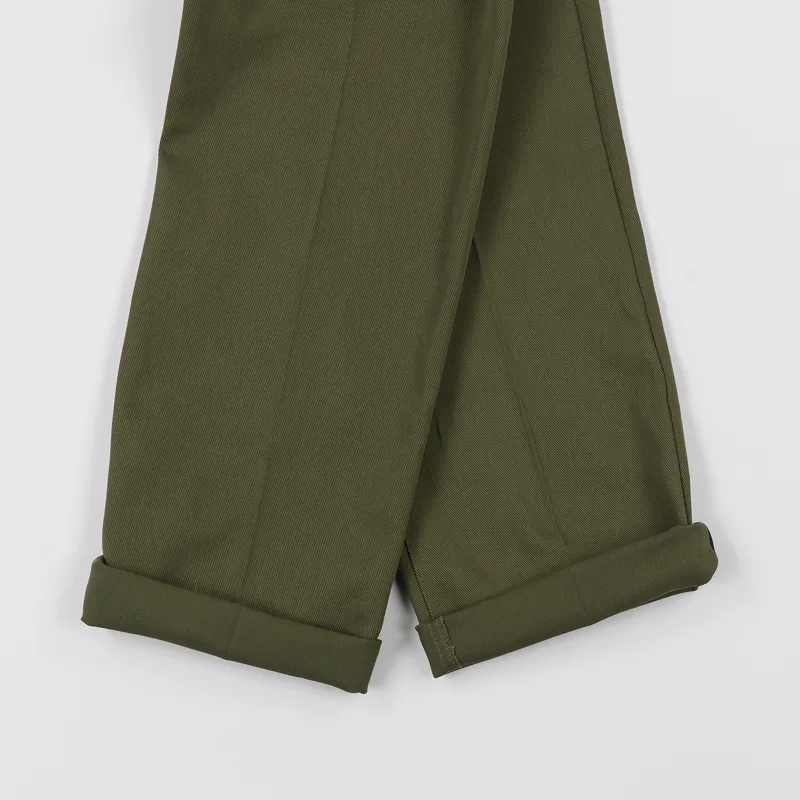 Norse Projects Harri Service Twill Trousers Sitka Green-3