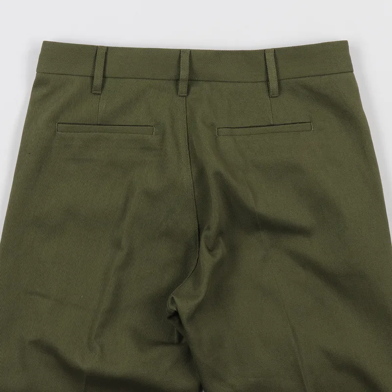 Norse Projects Harri Service Twill Trousers Sitka Green-5