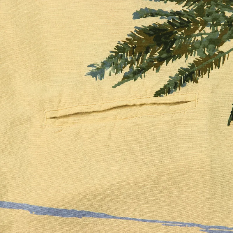 Dickies Hawaiian Gardens Short Sleeve Shirt Ecru-1