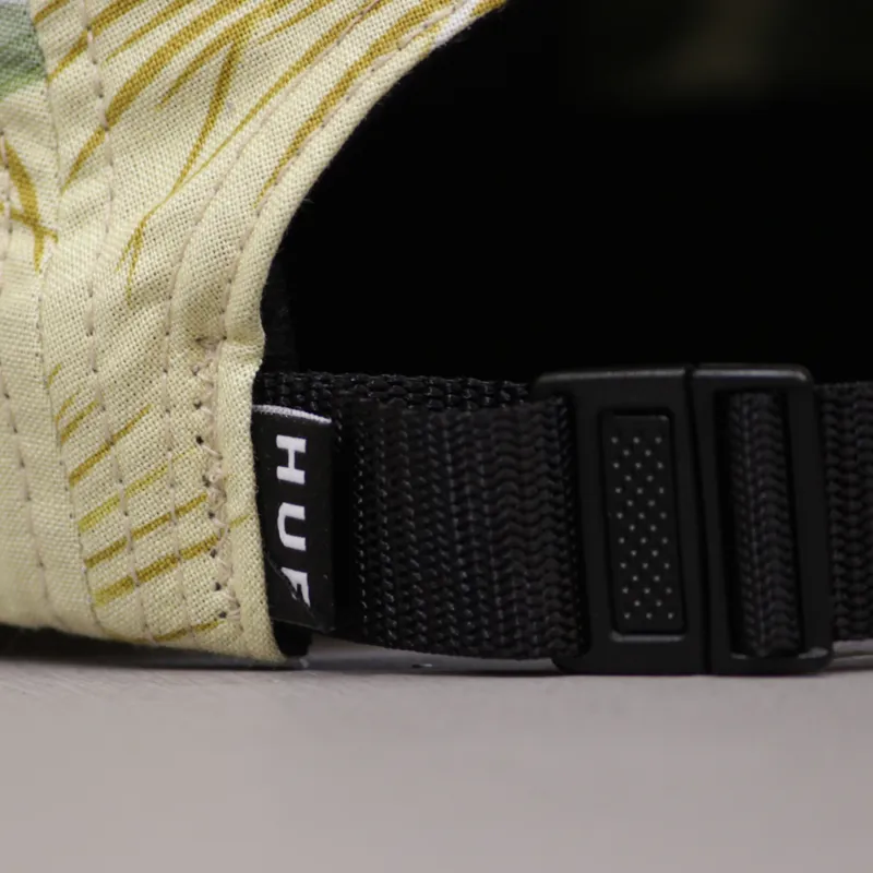 Huf Hawaiian Volly 5 Panel Cap - Cream Blossom-4