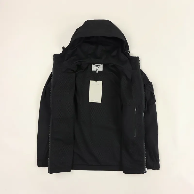 Carhartt WIP Mens Winter Nylon Utility Smock Hayes Jacket Black