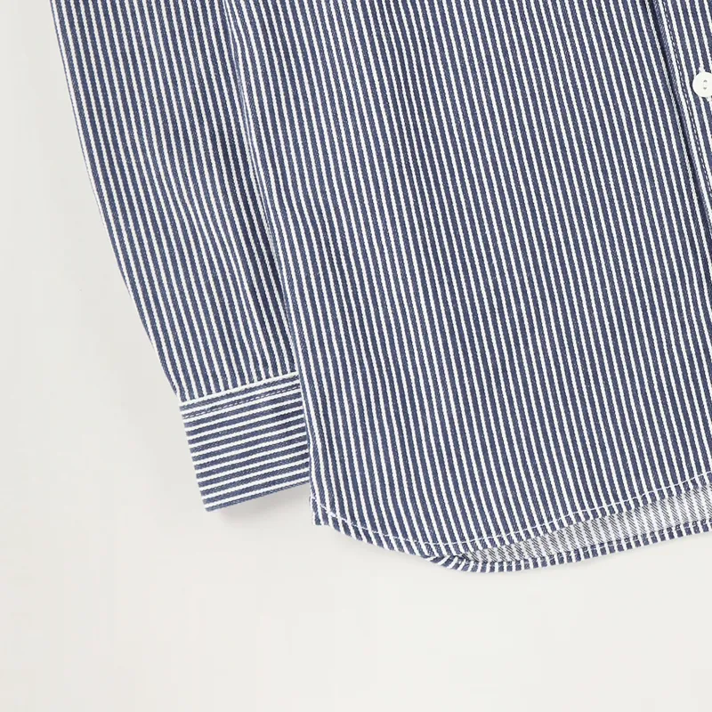 Vans Hickory Stripe Long Sleeve Shirt Dress Blue-2