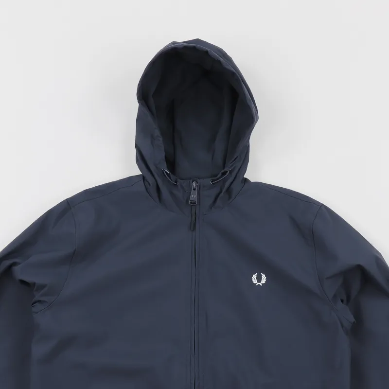 Fred Perry Hooded Brentham Jacket Dark Airforce-1