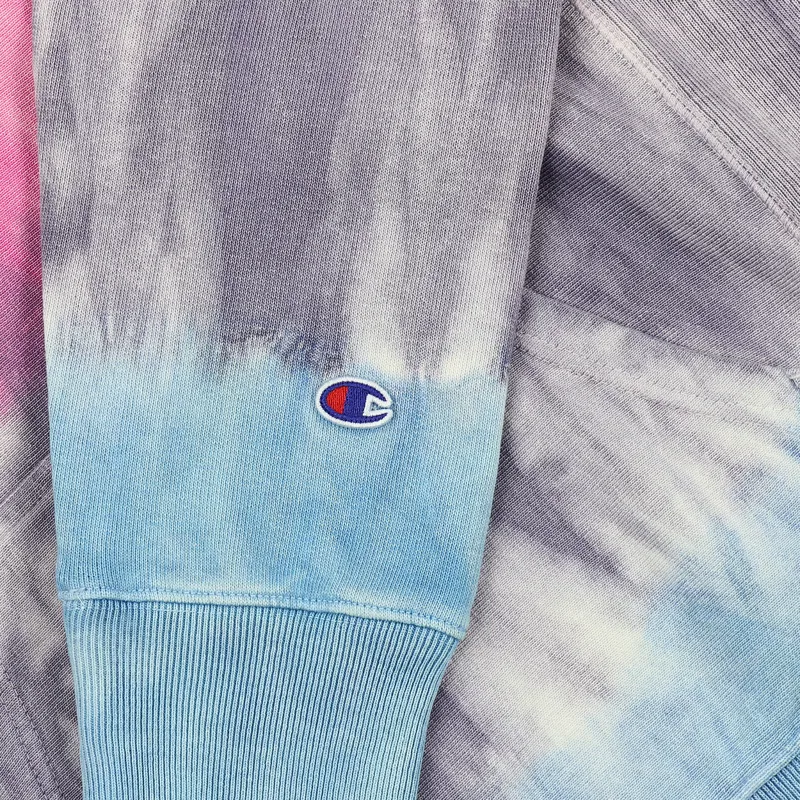 Champion Reverse Weave Tie Dye Hooded Sweatshirt Multi-2