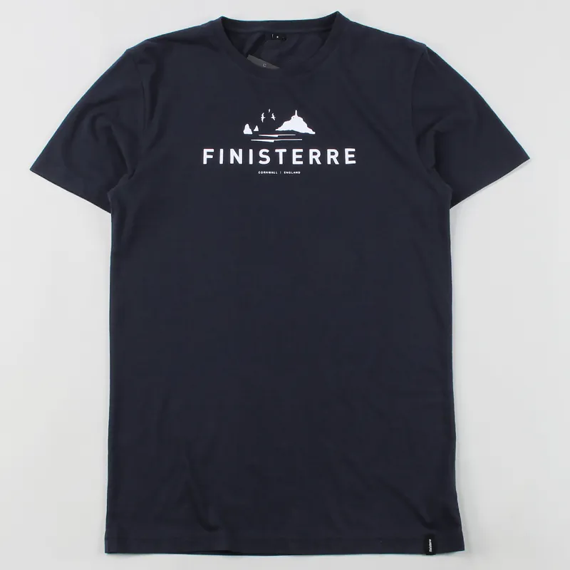 Finisterre Headland T Shirt Navy