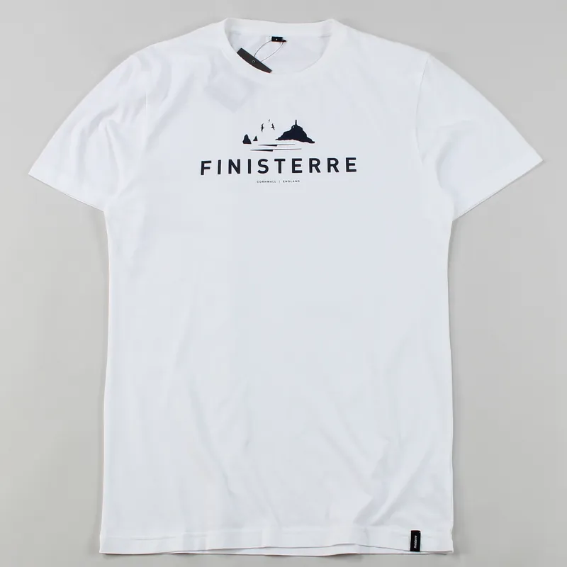 Finisterre Headland T Shirt White