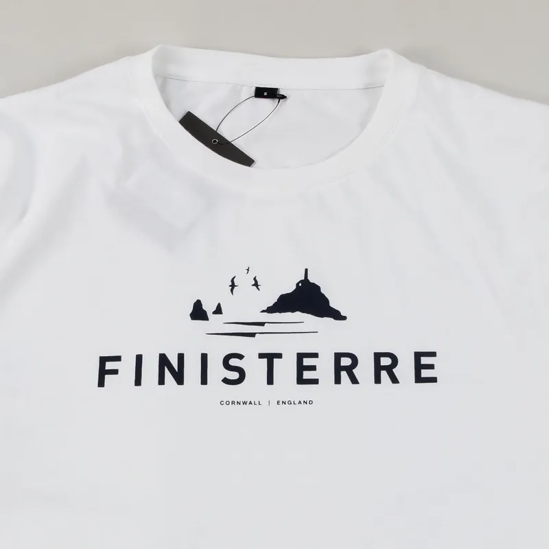 Finisterre Headland T Shirt White-1