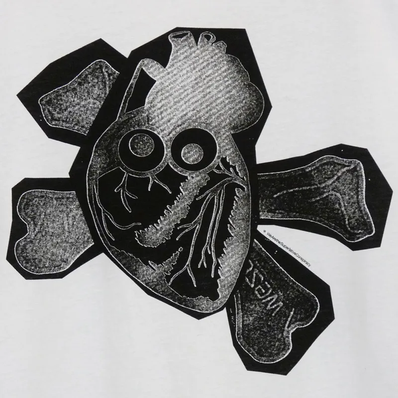WeSC Heartman T Shirt - White-1