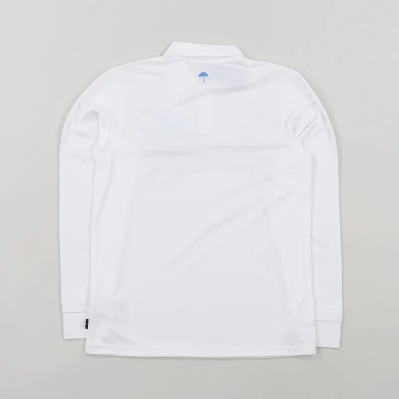 adidas skateboarding logo roll neck top in white