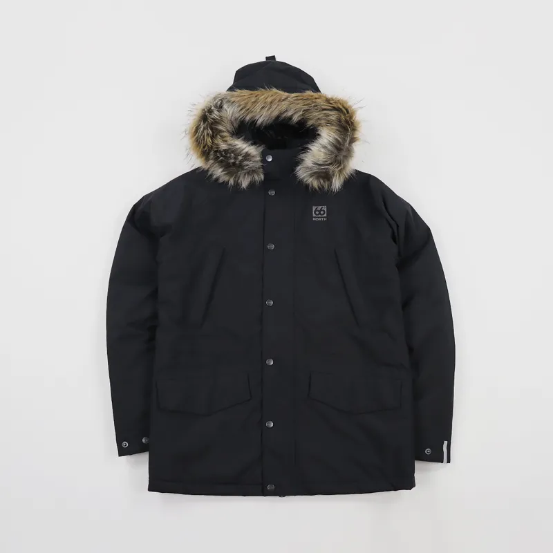 66 North Hekla Classic Parka Black