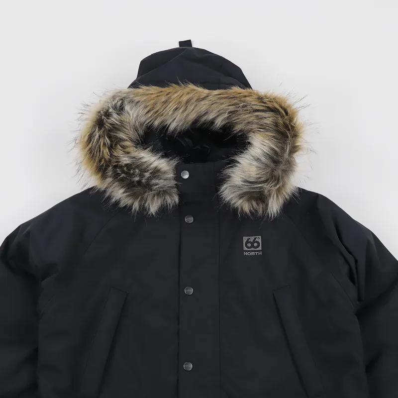 66 North Hekla Classic Parka Black-1