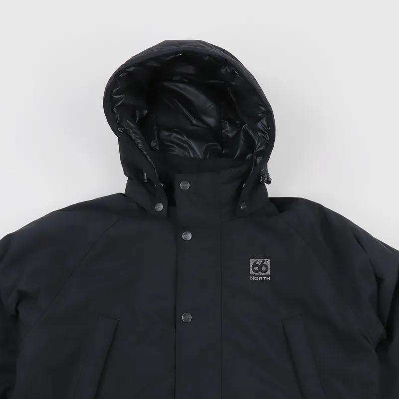 66 North Hekla Classic Parka Black-2