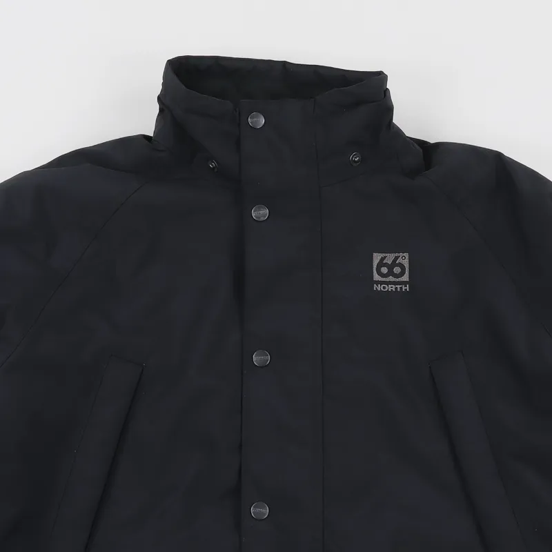 66 North Hekla Classic Parka Black-3