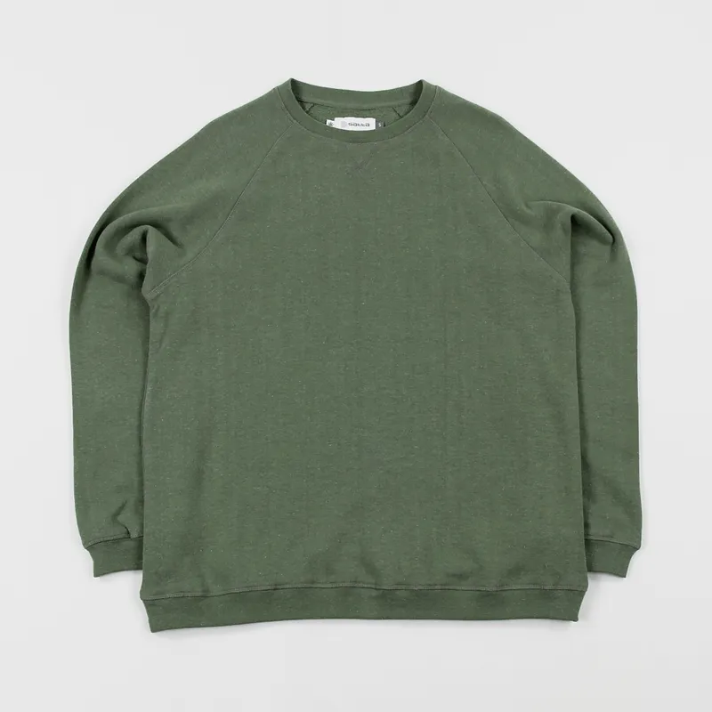 Satta Hemp Kona Crew Sweatshirt Olive