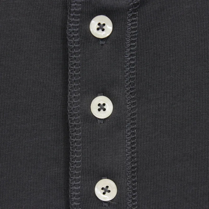 Carhartt Henley T Shirt - Asphalt Grey-2