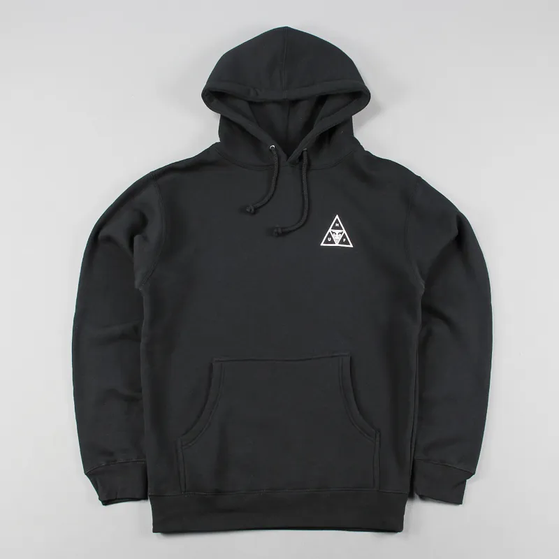 Huf Obey Limited Collab Streetwear Triple Triangle Hoody Black