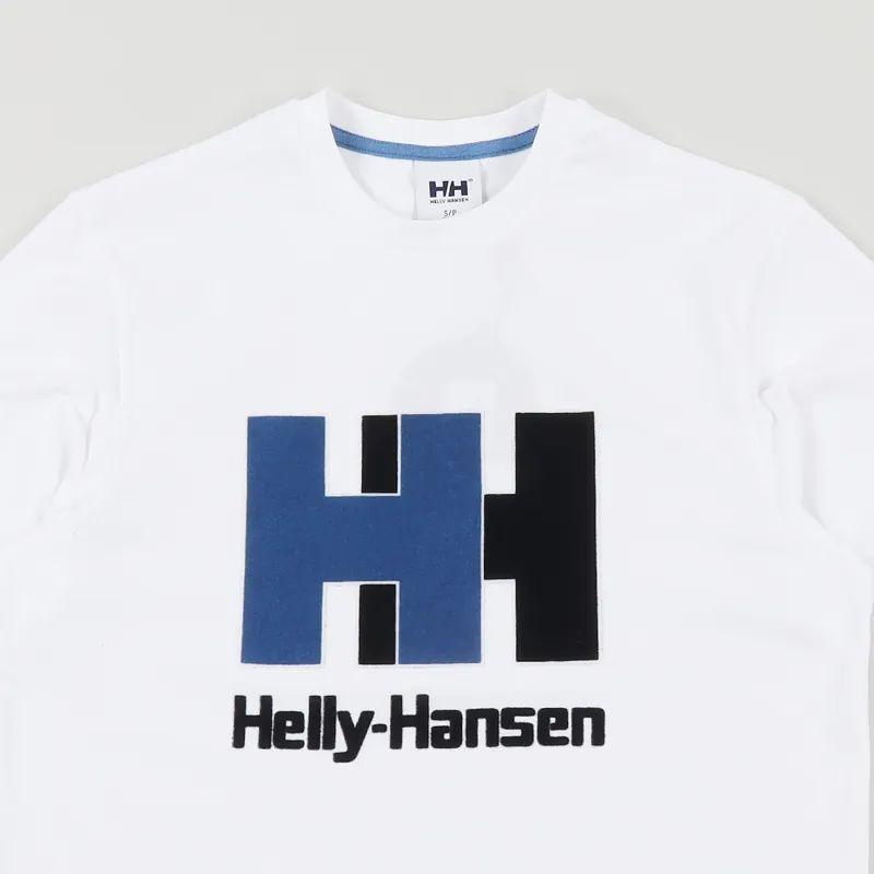 Helly Hansen Logo T Shirt White-1
