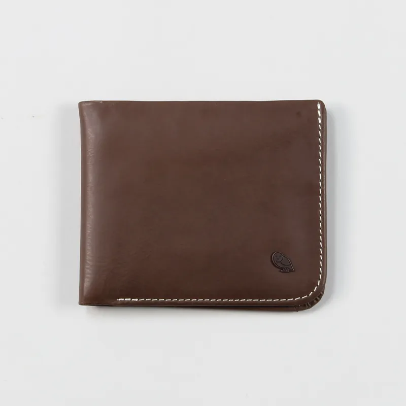 Bellroy Hide Seek Cocoa Vegetable Leather Wallet Brown Owl