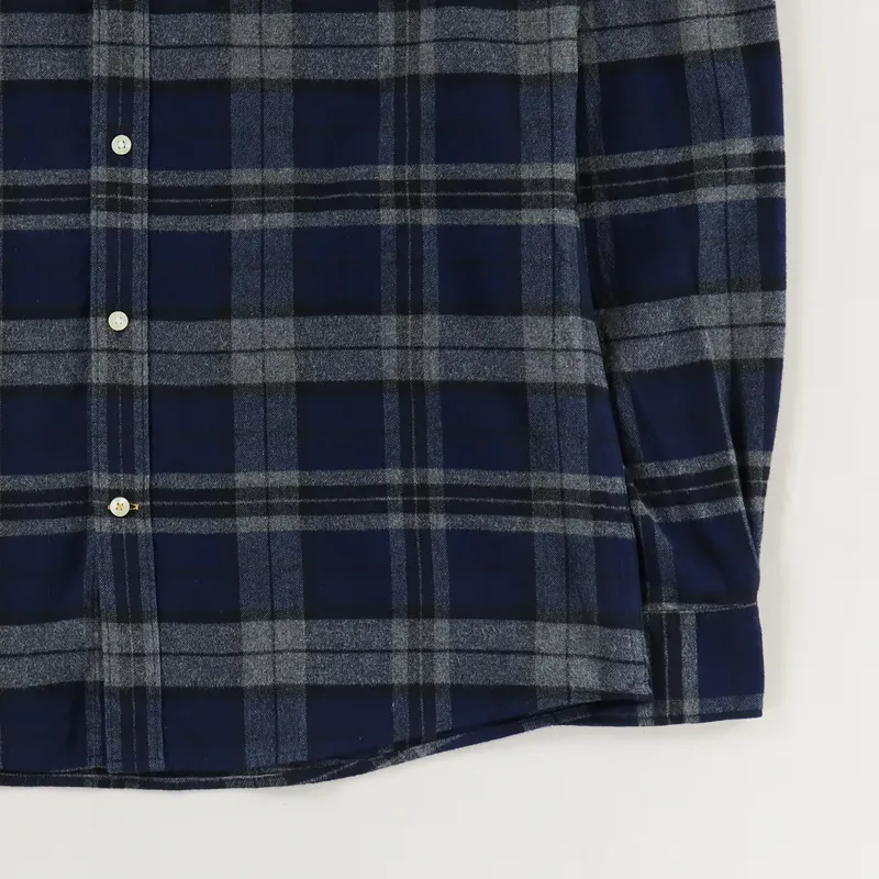 Barbour Highland Check 19 Tailored Shirt Grey Marl-2