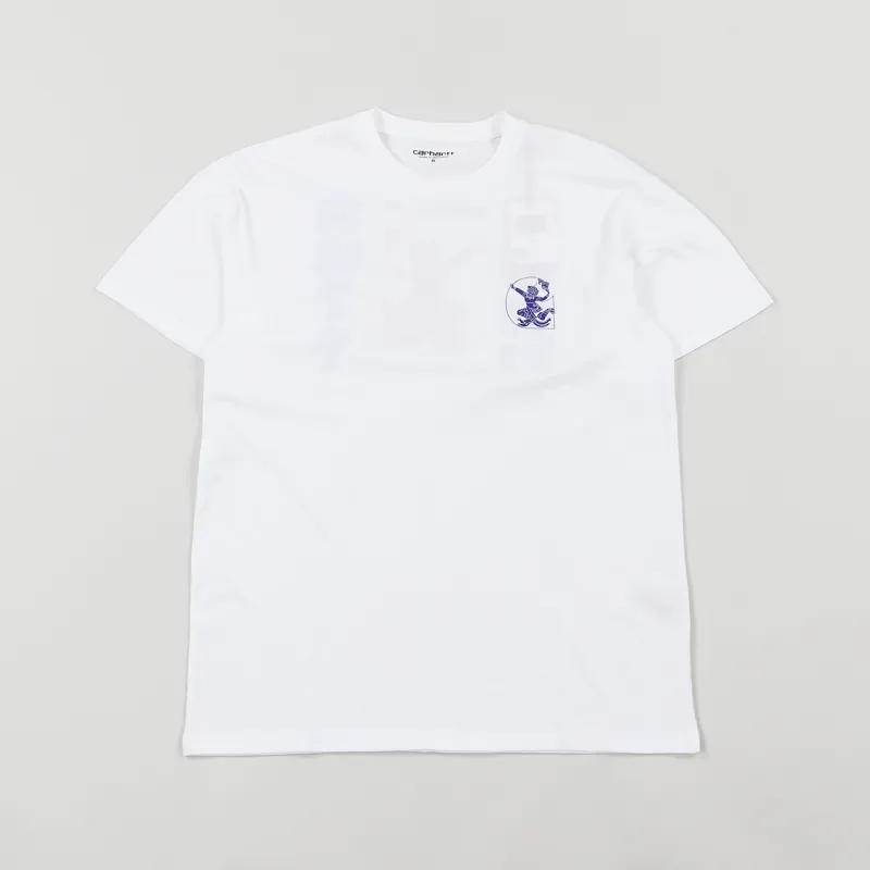 Carhartt WIP High Kicks C T Shirt White-1