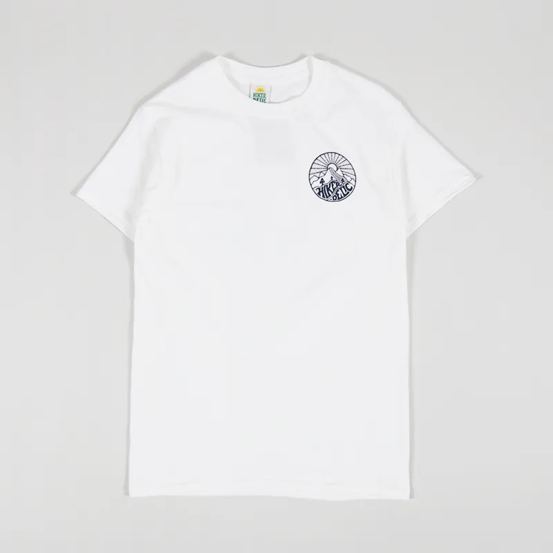 Hikerdelic Core Logo T Shirt White Navy-1