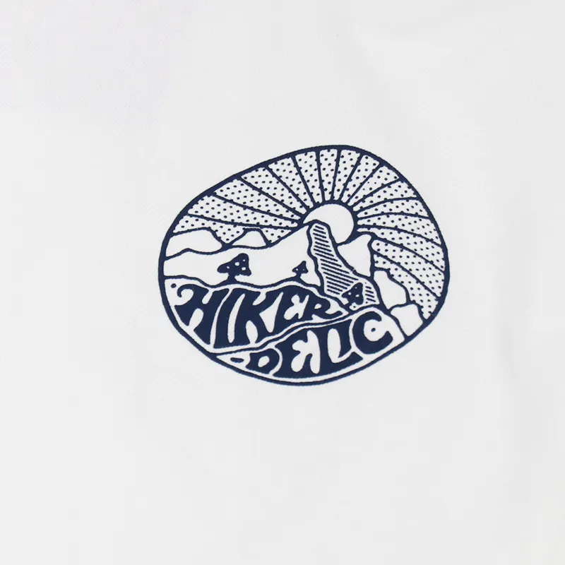 Hikerdelic Core Logo T Shirt White Navy-6