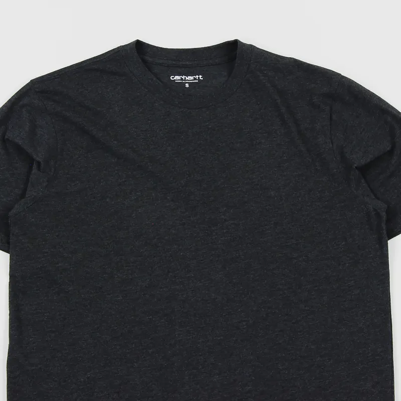 Carhartt WIP Holbrook LT T Shirt Black Heather-2