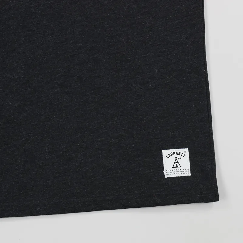 Carhartt WIP Holbrook LT T Shirt Black Heather-1