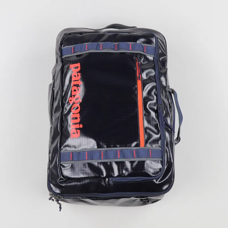 Patagonia Black Hole MLC Bag 45L Navy Blue Paintbrush Red