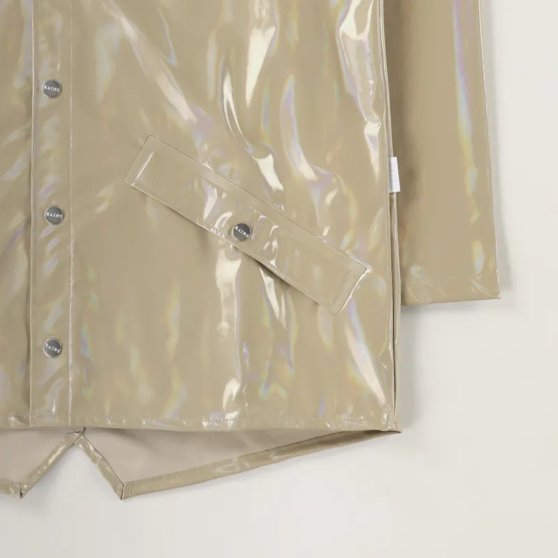 Rains Holographic Jacket Beige-3