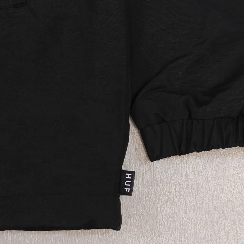 Huf Hooded Coaches Jacket Black-3