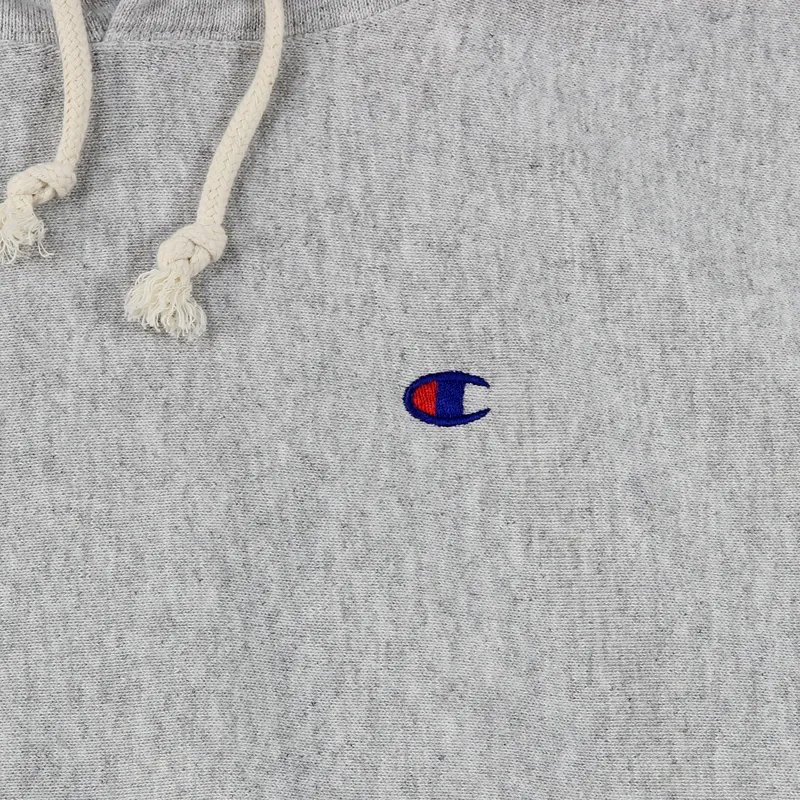 Champion Hooded Sweatshirt Grey Marl-1