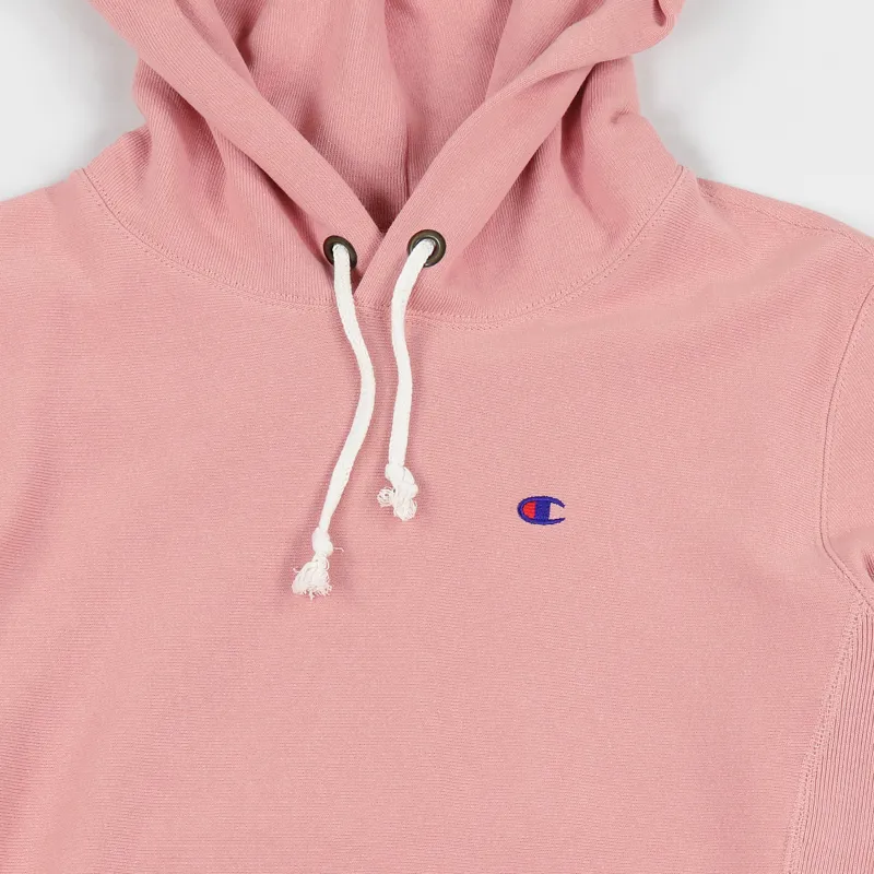 Champion Hooded Sweatshirt Pink-1