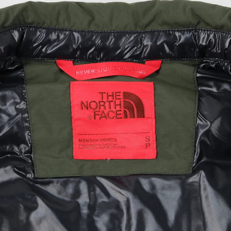 The North Face Mens Red Label Insulated Hoodoo Shirt Rosin Green