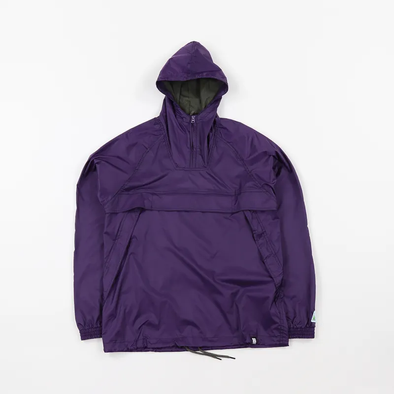 Hikerdelic Hope Packable Pullover Smock Jacket Deep Purple