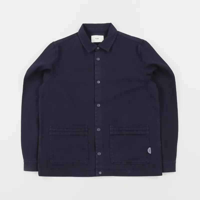 Folk Horizon Jacket Indigo Twill