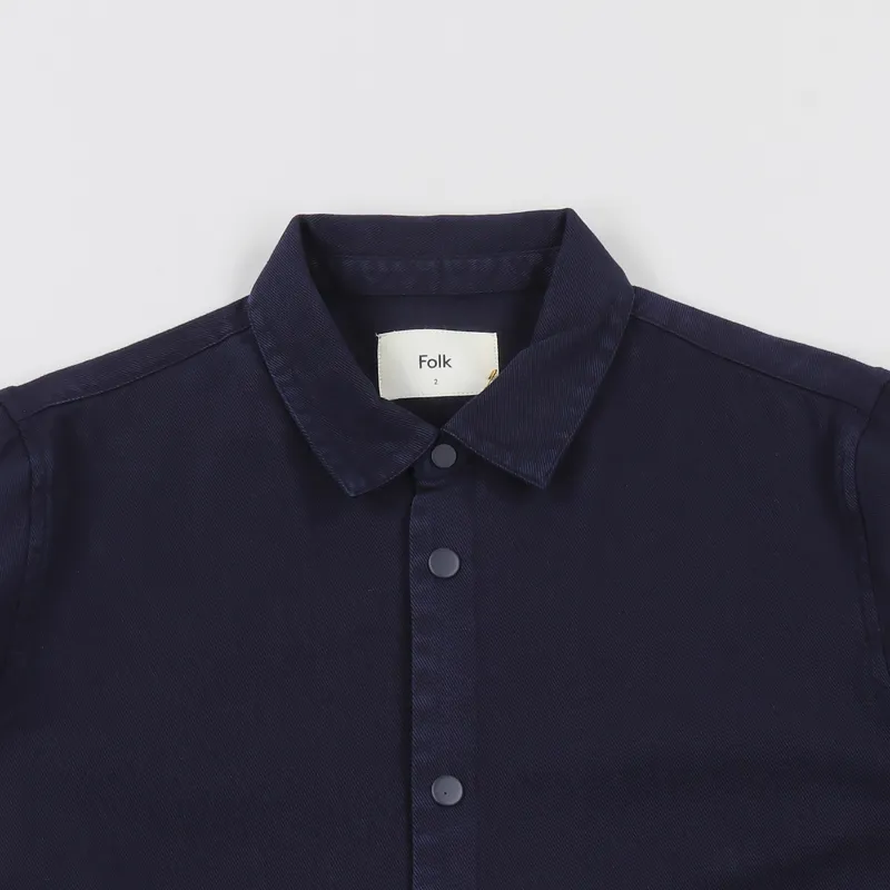 Folk Horizon Jacket Indigo Twill-1