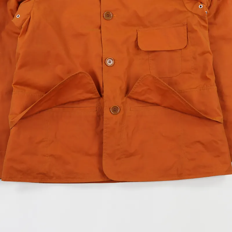 You Must Create House Waxed Coat Orange-2