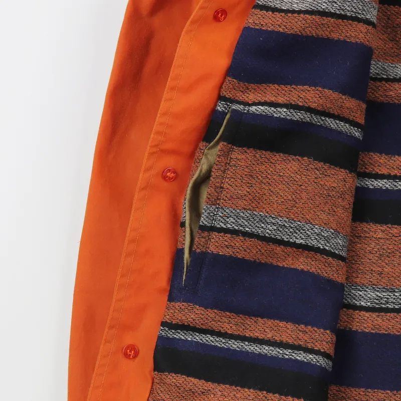 You Must Create House Waxed Coat Orange-4