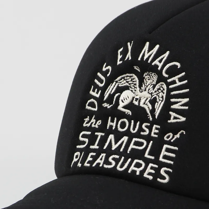 Deus Ex Machina House Trucker Black-1