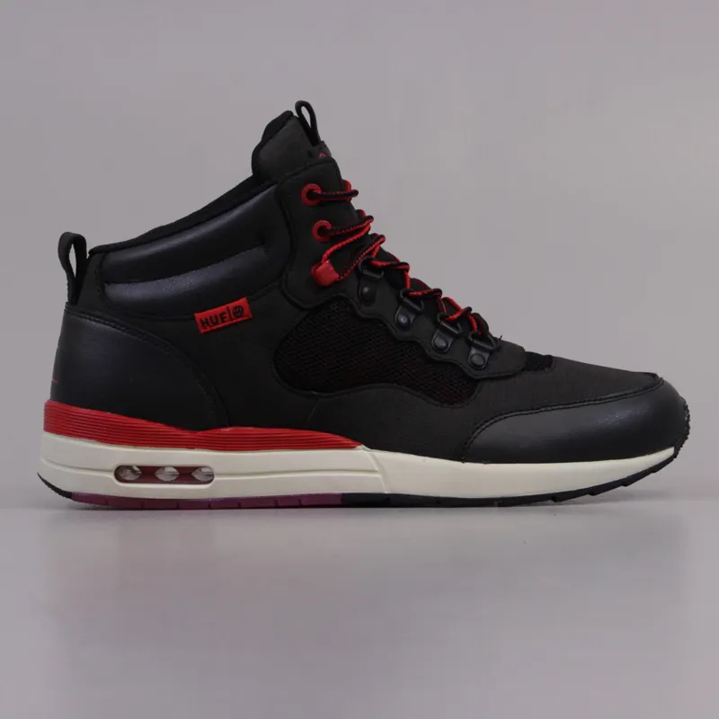 Huf Mens HR 1 Boots Shoes Trainers Black Sport Red White