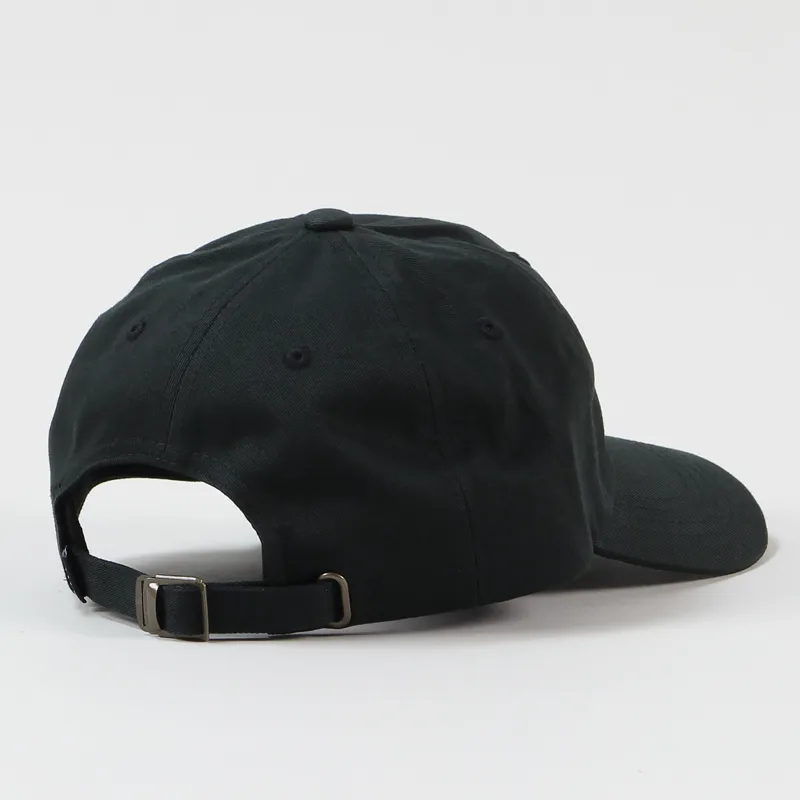 Huf x Thrasher TDS Curved Visor Six Panel Cap Black-2