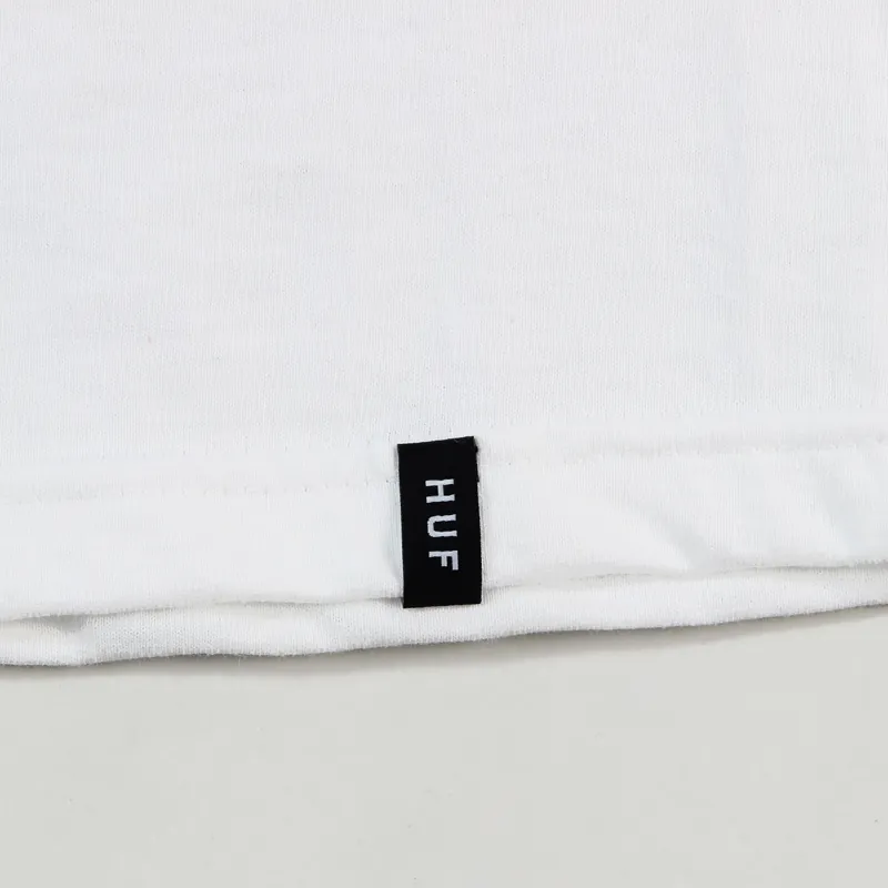Huf x Thrasher TDS Long Sleeve T Shirt White-2