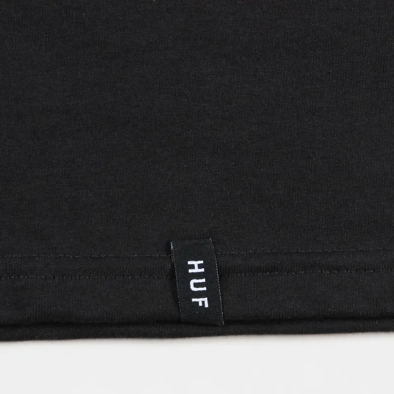 Huf x Thrasher TDS T Shirt Black-2