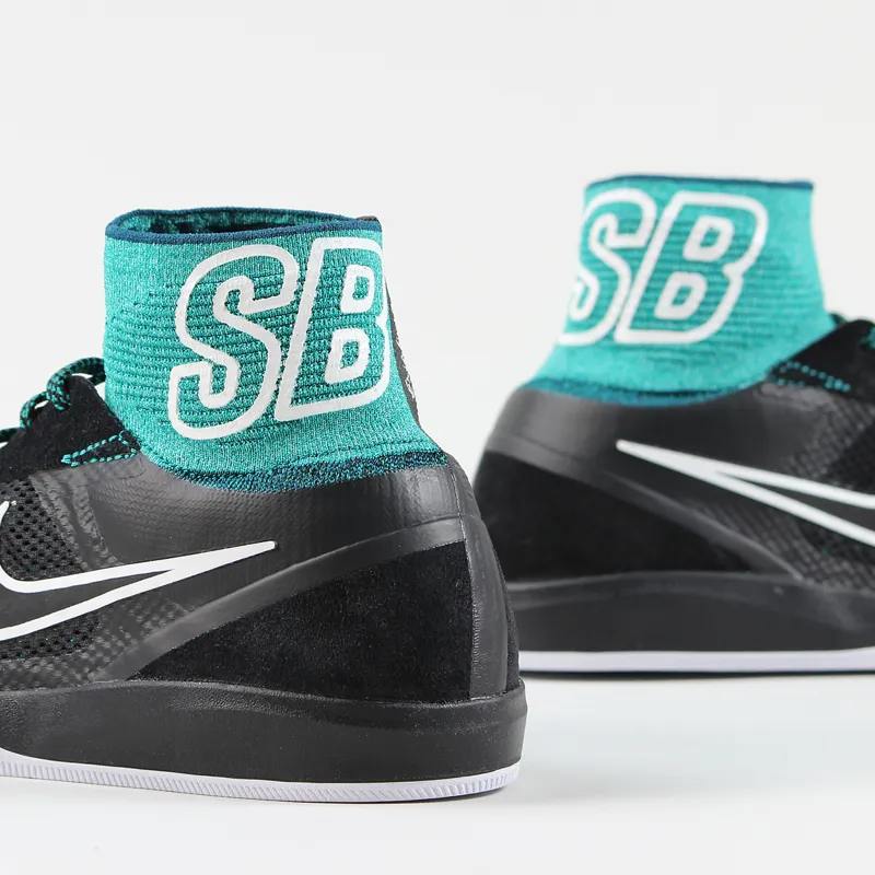 Nike SB Hyperfeel Koston 3 Shoes Black Teal White-7