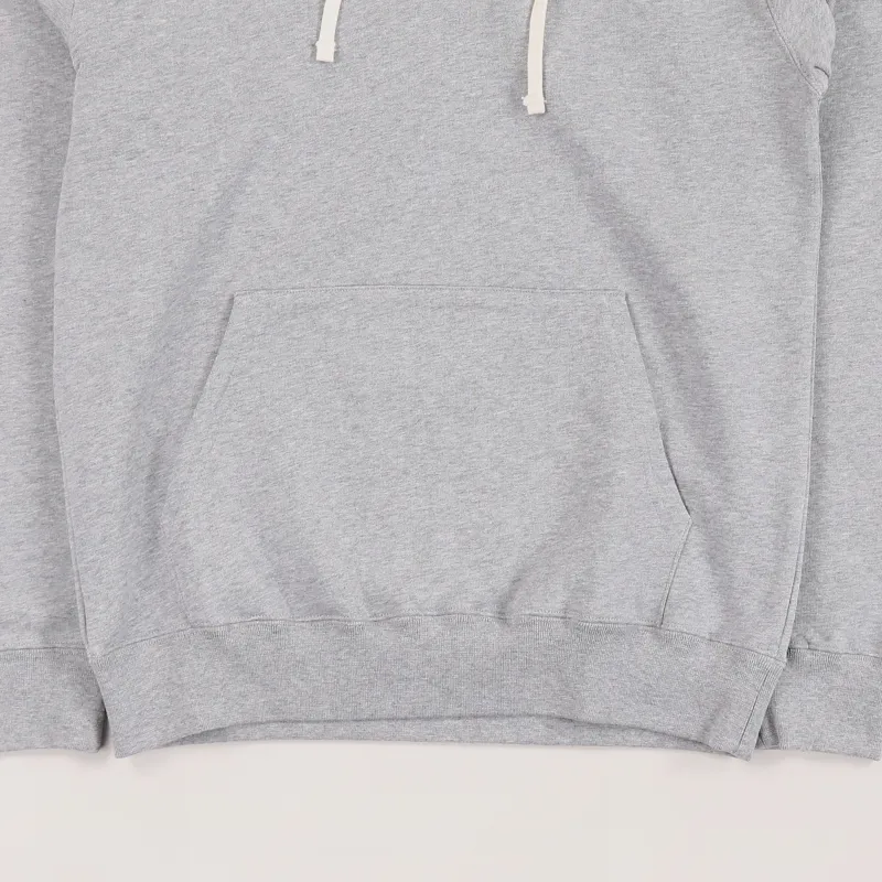 Wood Wood Ian Hoodie Grey Melange-2