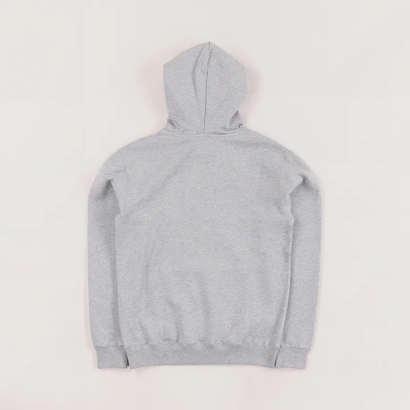 Wood Wood Ian Hoodie Grey Melange-3
